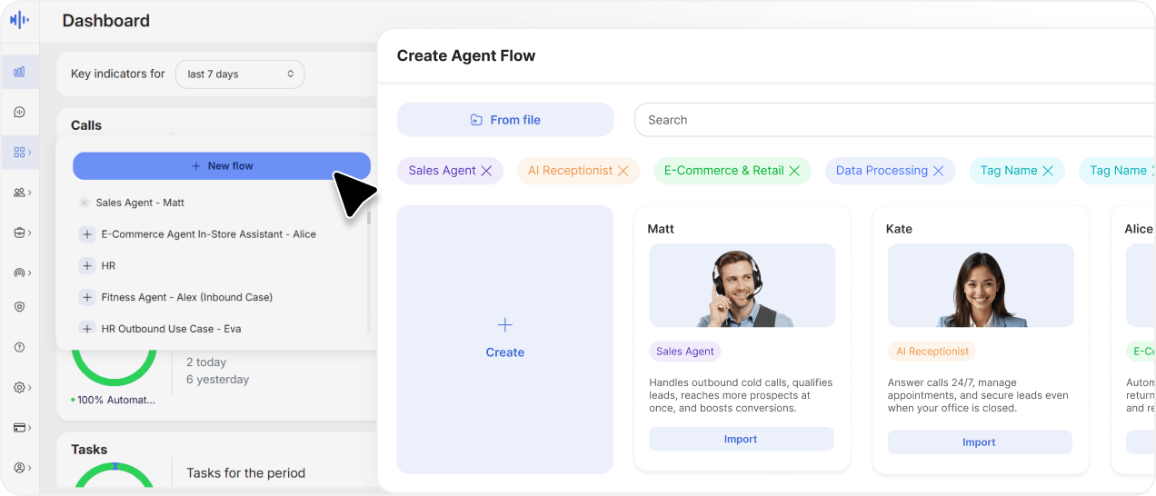 Create your first AI Agent Flow