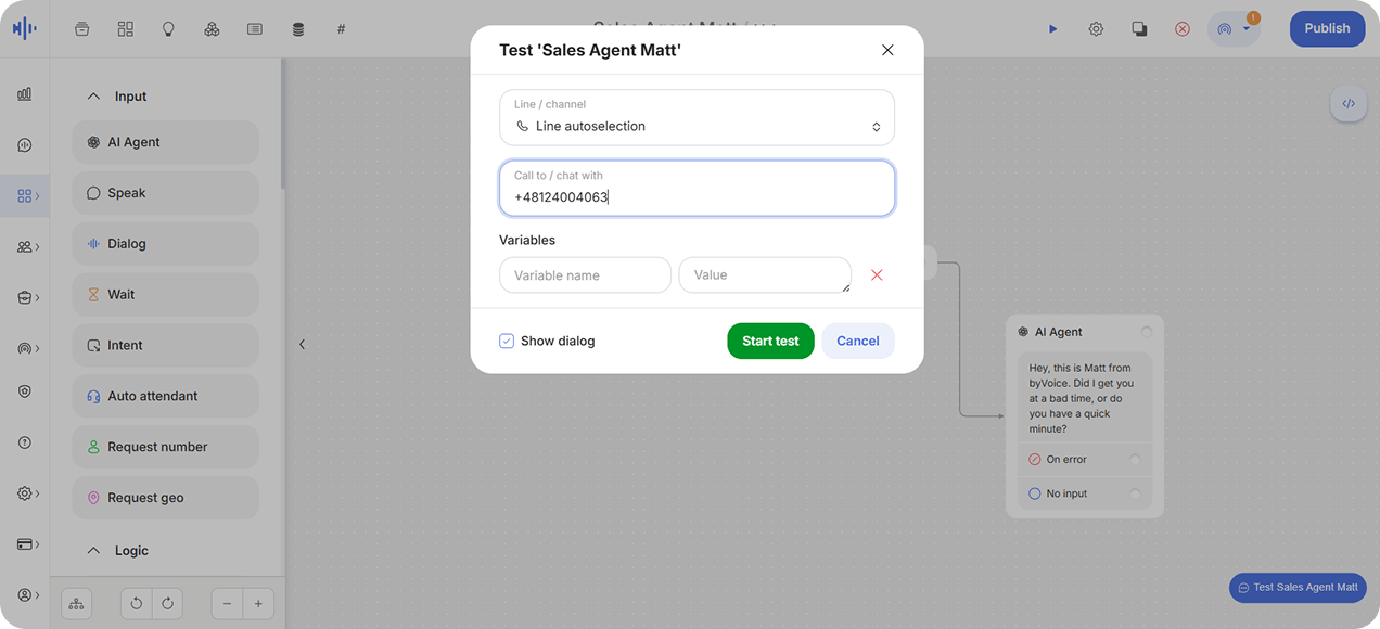 Test before you launch