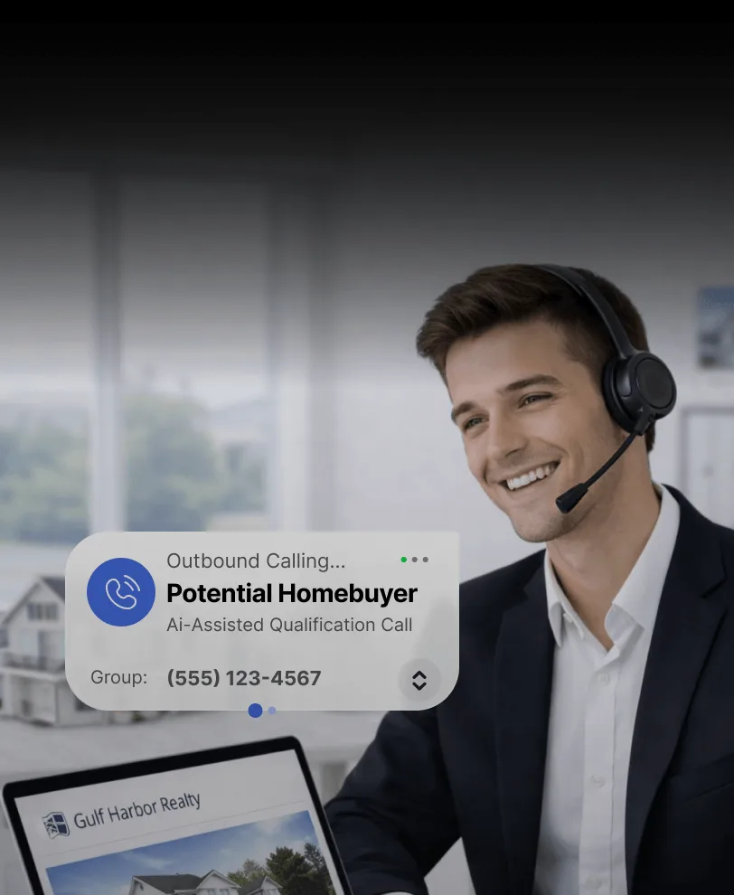 Outbound call to potential buyers